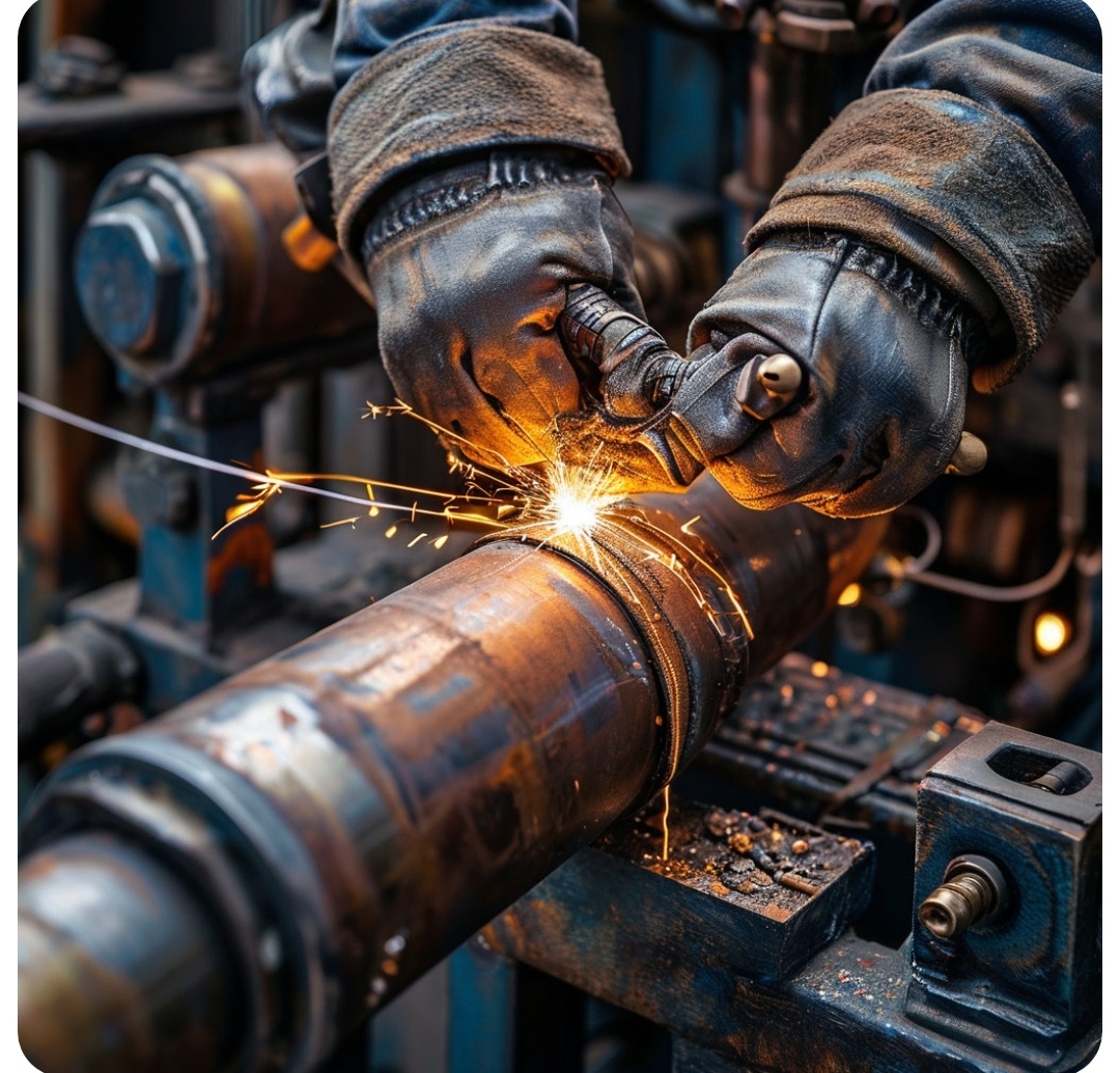 Зарисовка ИИ по теме сварки)))) 