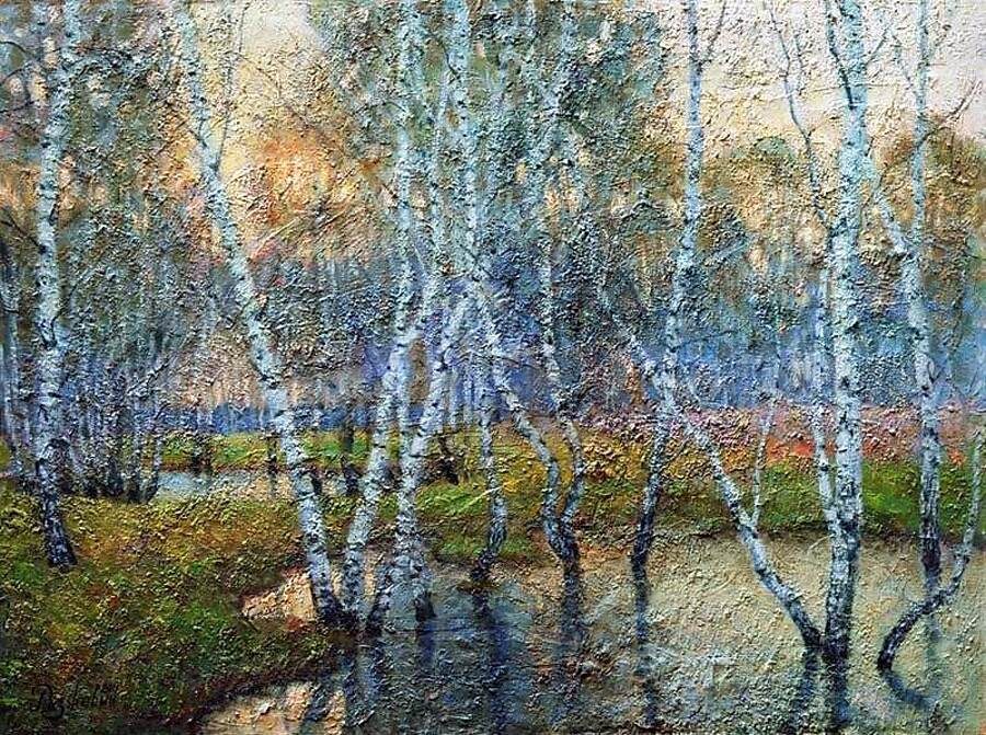 Художник Игорь Разживин — Весна.