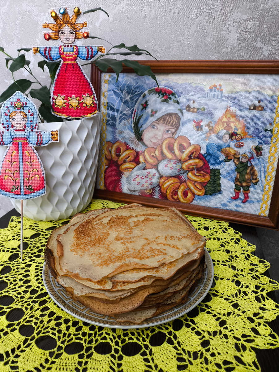 Дорогие рукодельницы! Поздравляю вас с началом Масленицы!