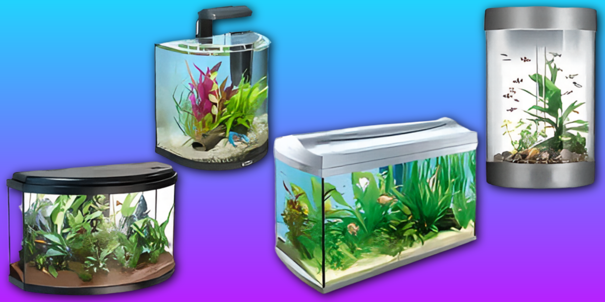 Аквариумы разных форм и размеров