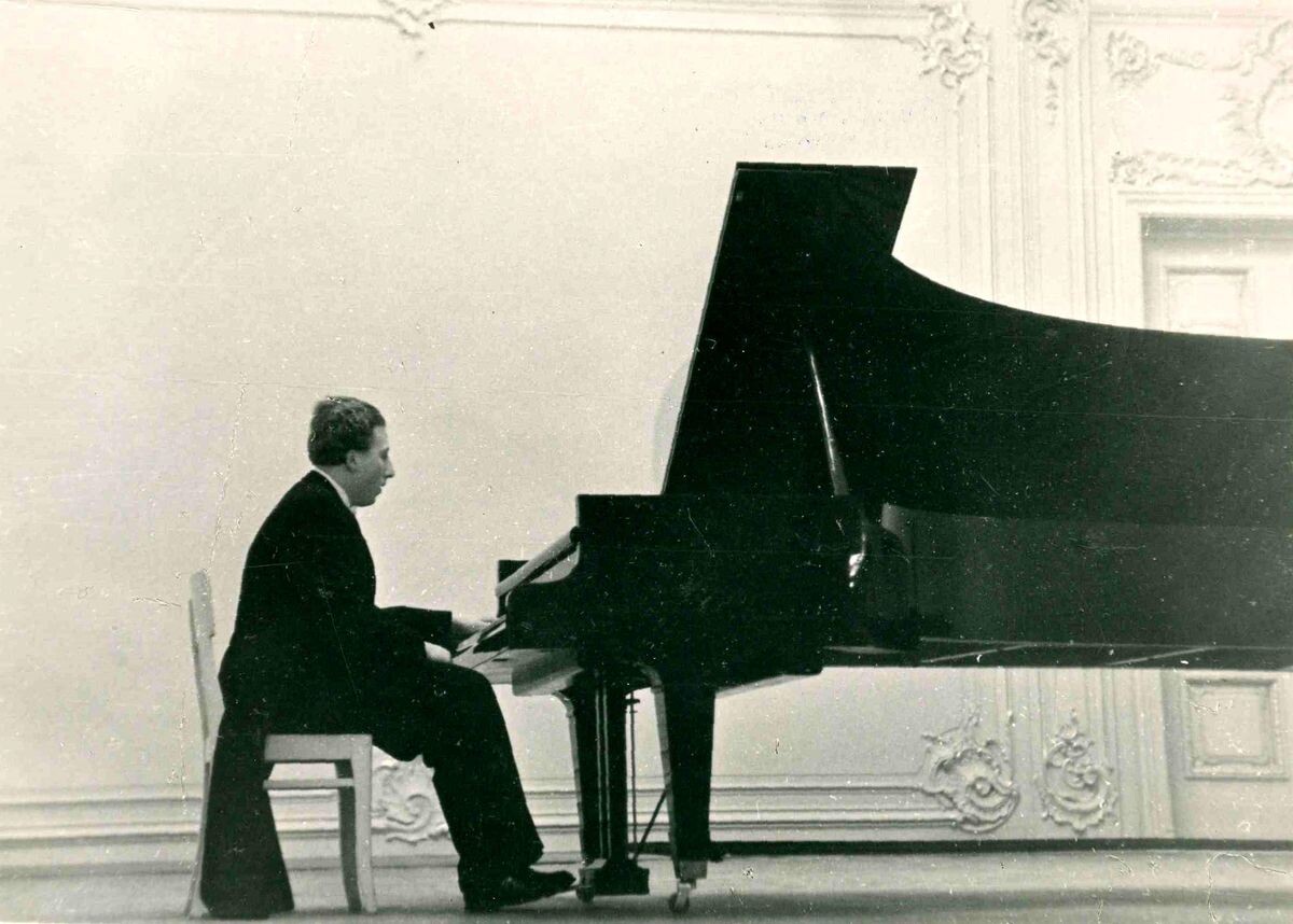 Лазарь Берман. Малый зал Ленинградской филармонии, 22 декабря 1955 года.
© Архив Санкт-Петербургской филармонии им. Д. Д. Шостаковича