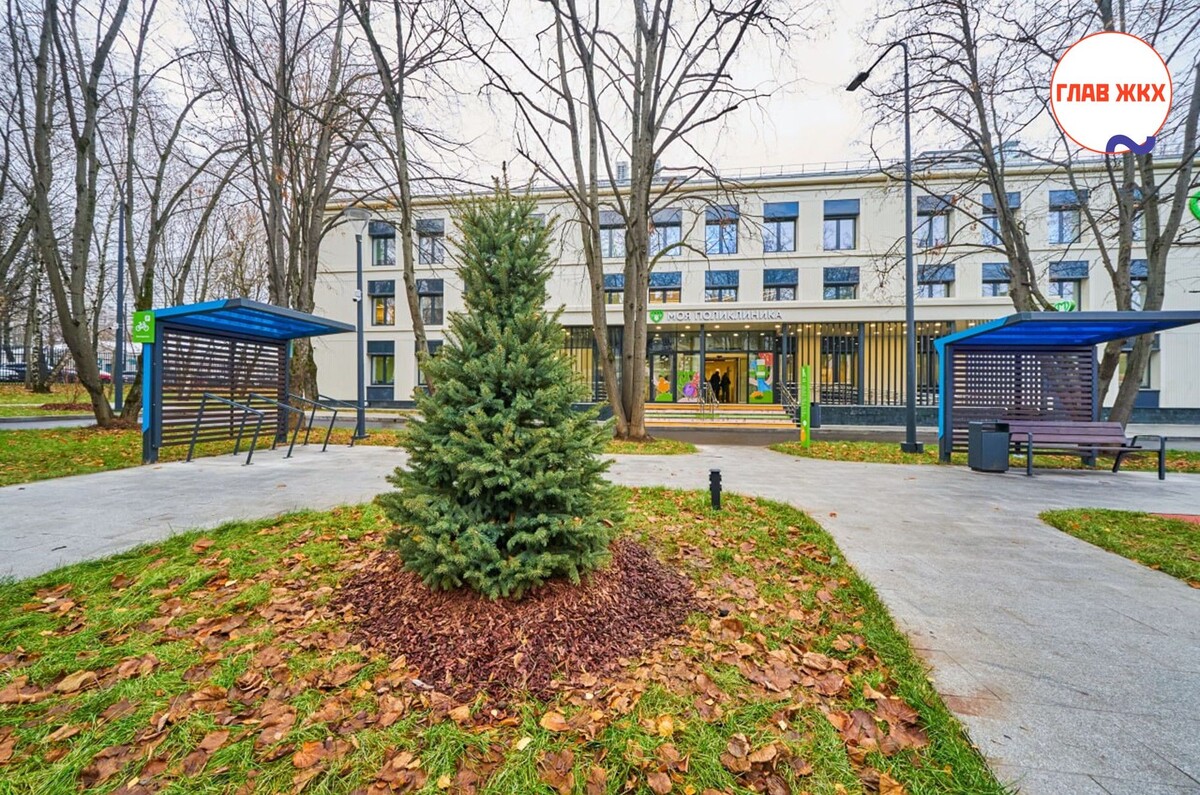 Новые зеленые насаждения появятся возле московских поликлиник
