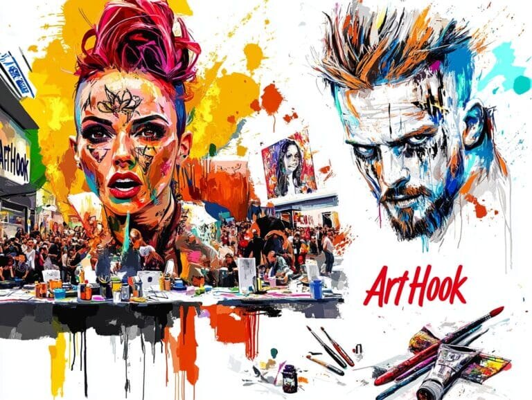    Живые портретные состязания: откройте тайны мастерства художников и вдохновитесь уникальными арт-событиями Art-Hook.Ru
