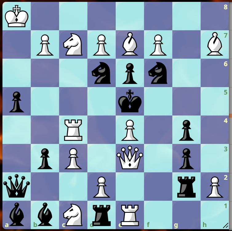 1. Мат в два хода, ход белых