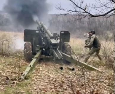 Американская гаубица М101А1 на вооружении ВСУ