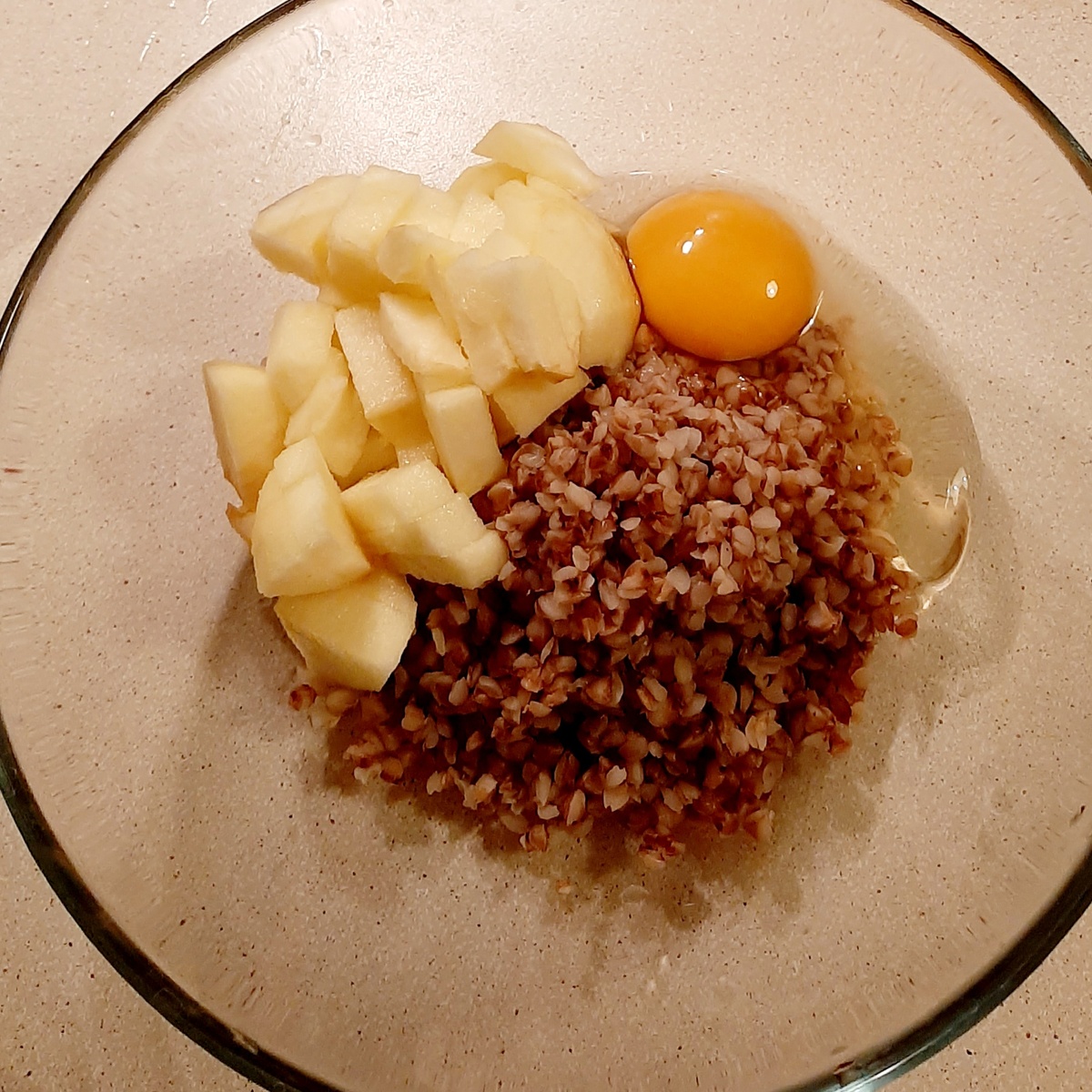 Гречнево-яблочные блинцы 