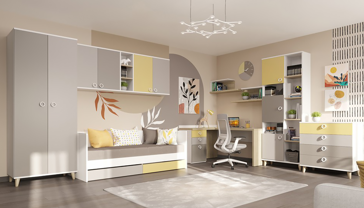 На фото: Шкаф 2-х створчатый "Смарти Софт"