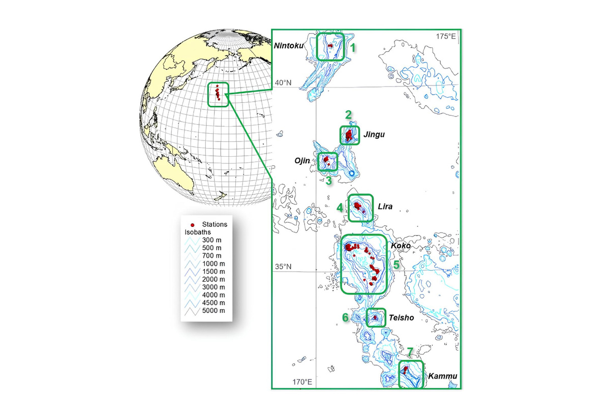 Место проведения исследования. Источник: Korostelev et al. / Deep-Sea Research Part II, 2025