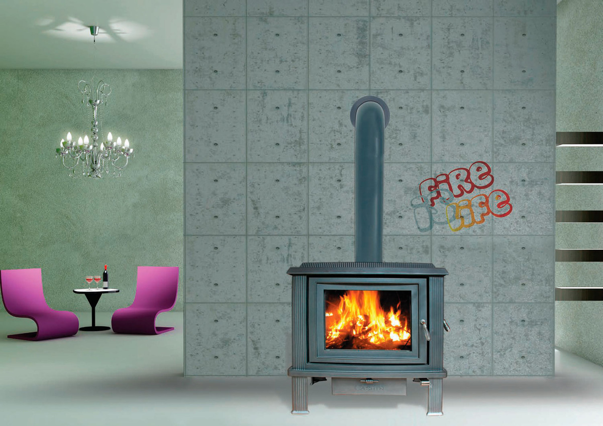 Чугунные отопительные печи CASHIN (Франция)