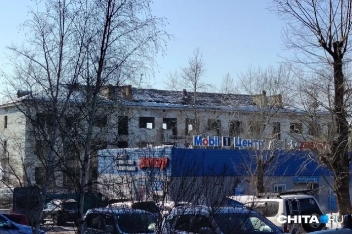    Разбор здания инфекционки начали на Амурской в Чите