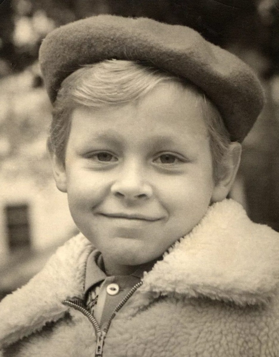 Юра Борисов в детстве