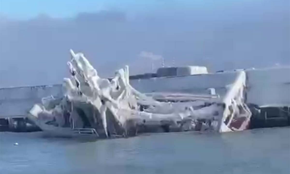    Скриншот видео t.me/PortNews_ru