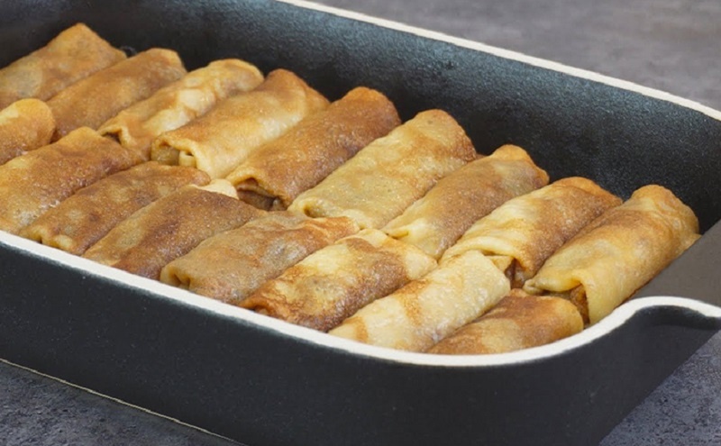 Секрет деревенских блинов и неожиданная очень вкусная начинка