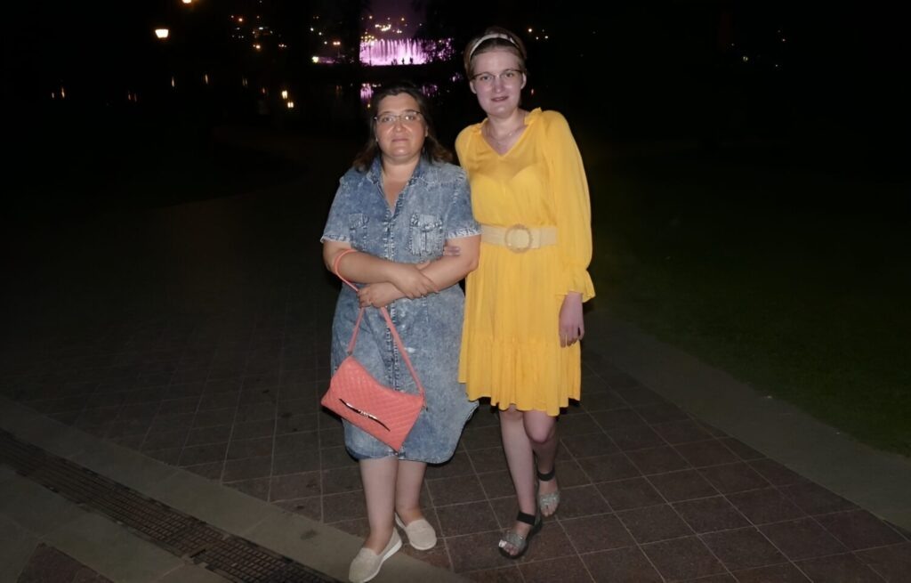 Евгения с мамой