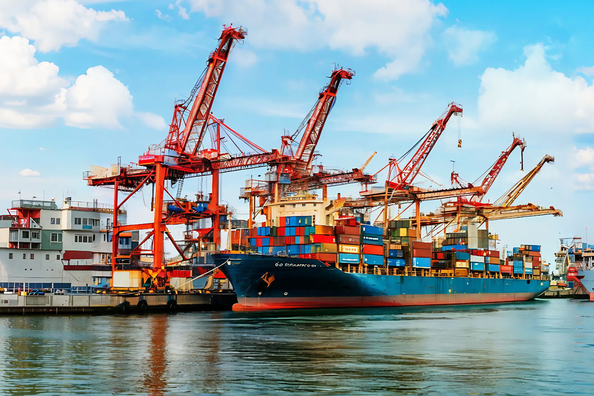 Санкции введены против портов.  Фото: Изображение сгенерировано нейросетью Kandinsky 3.1