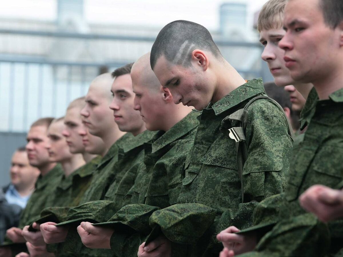 Срочники во время призыва