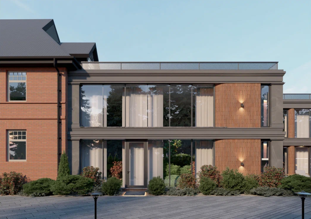 Масштабный проект пристройки к основному дому заказчика.