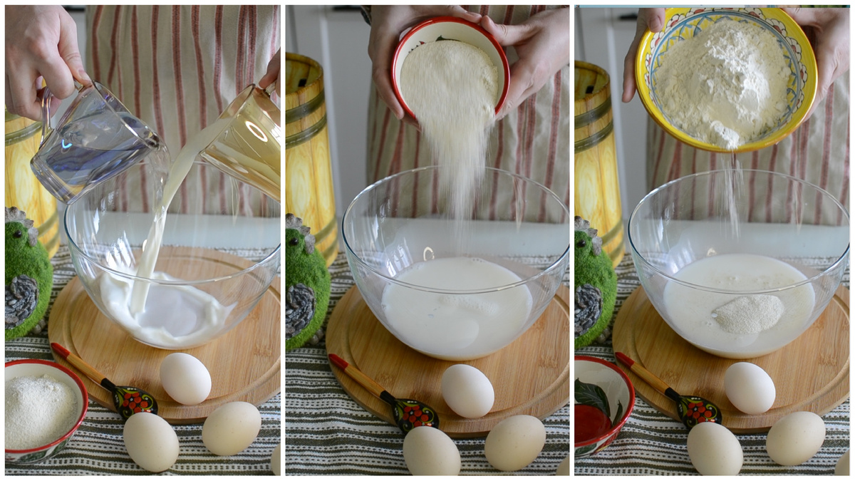 Манка в блинах - это что-то новое,  но попробовать надо