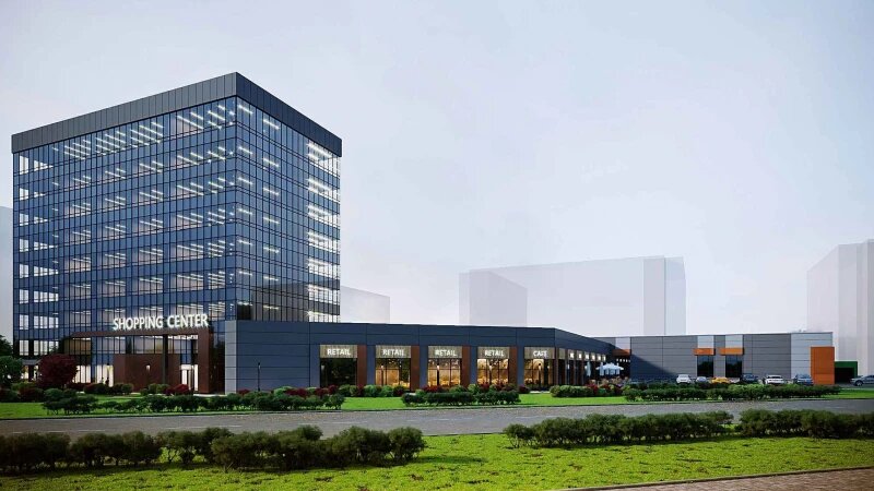     Бизнес-центр «Парк», авторы проекта: Е. Кандрин (Rezells architects*), В. Луя. Источник: ООО «Управляющая».