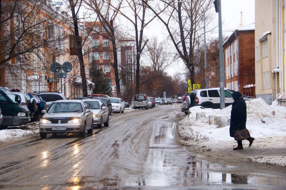    Зима. Оттепель. Барнаул. Источник: Виталий Барабаш/"Толк"