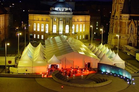 Тентовые конструкции из ПВХ тканей