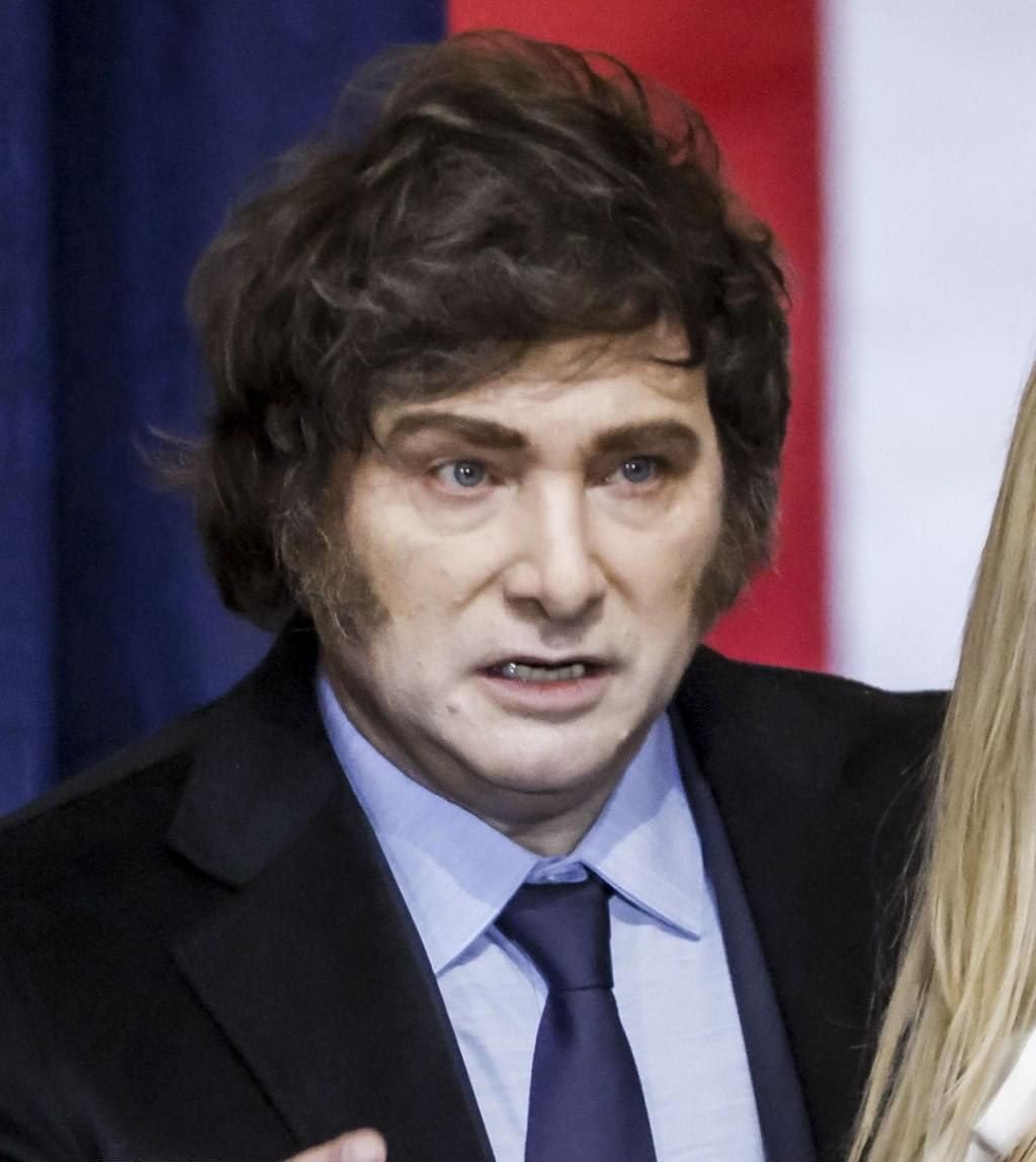 Хавьер Милей на инаугурации Д. Трампа