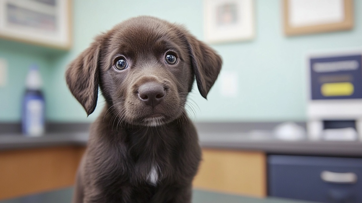 Первый визит щенка к ветеринару