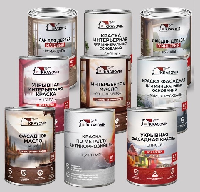 масла и краски Krasovik