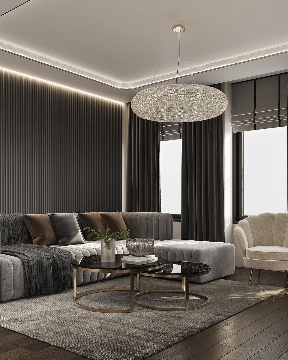 Дизайн-проект квартиры в стиле арт-деко