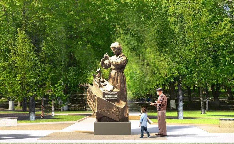 © Фото : Российское военно-историческое общество
Архитектурно-художественный проект памятника советскому микробиологу и эпидемиологу Зинаиде Ермольевой