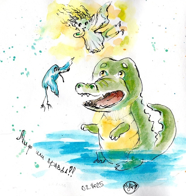 Вот такой быстрый арт получился. 