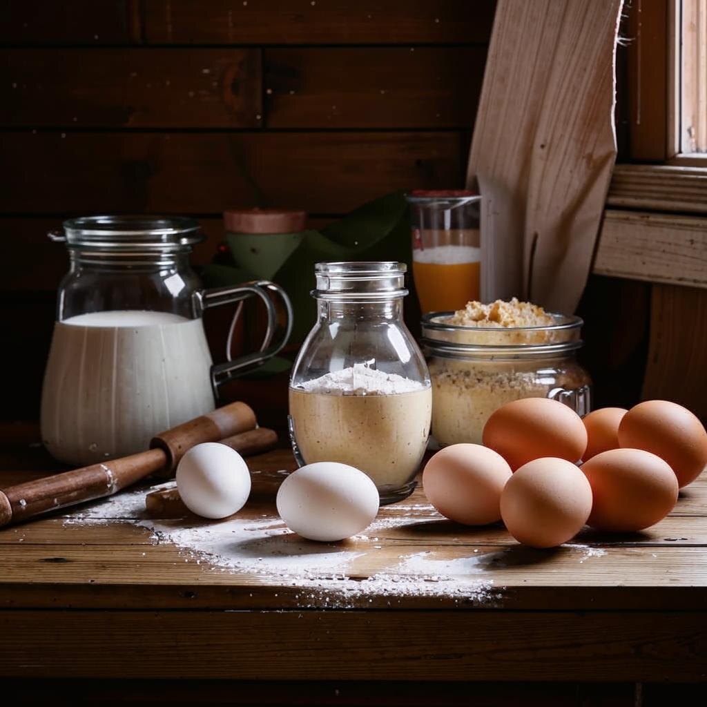 Из свежих продуктов получатся вкусные блины