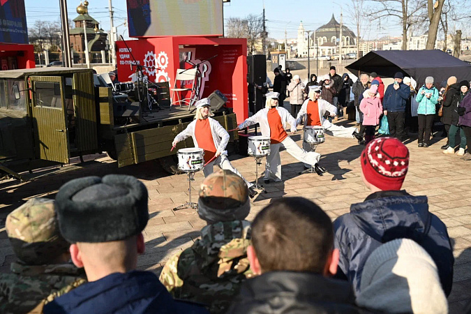    23 февраля в Туле прошли мероприятия, посвящённые Дню защитника Отечества
