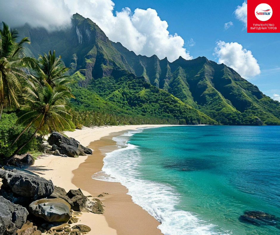 ТОП 10 пляжей мира (по версии TripAdvisor). Картинка создана при помощи ИИ.