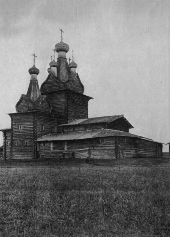 Cело Немнюжское. Воскресенская церковь с приделом Илии Пророка. Фото: А.А. Каретников. 