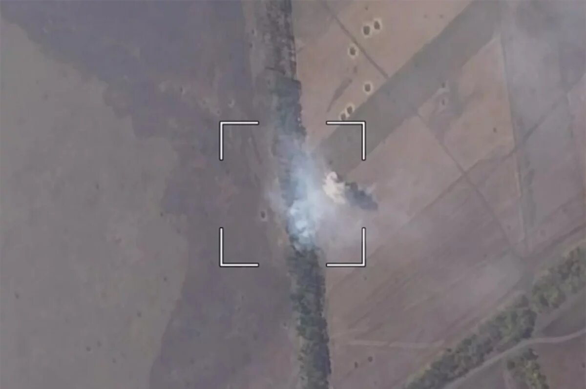    Уничтожение гаубицы ВСУ на Покровском направлении.