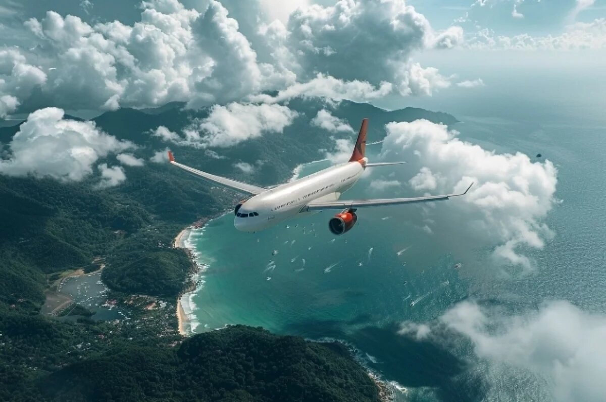    Рейс из Петербурга не может приземлиться в Сочи из-за сильного снегопада