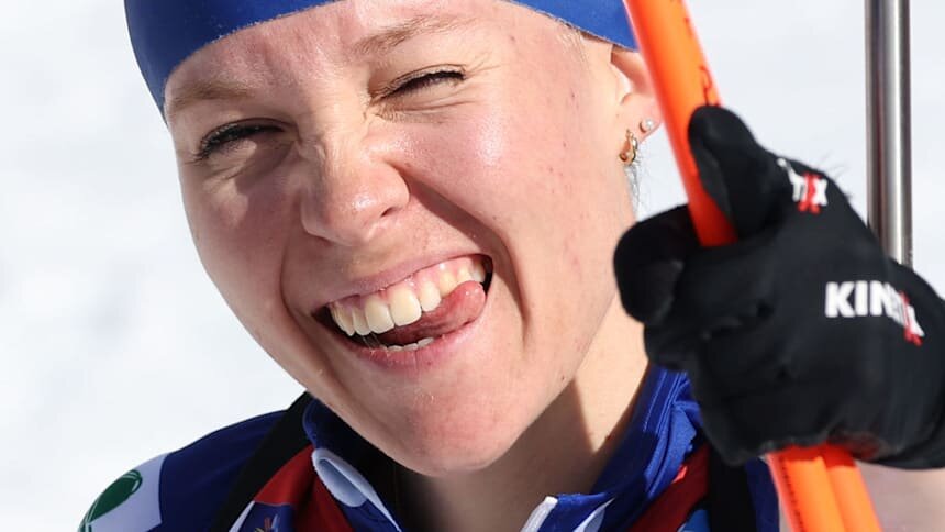 Осеан Мишлон выиграла для Франции 13-ю медаль чемпионата (2025 Getty Images)