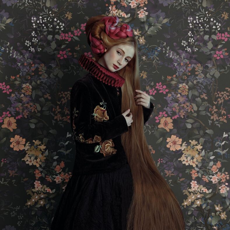 Флористическое панно Рапунцель FL6 011