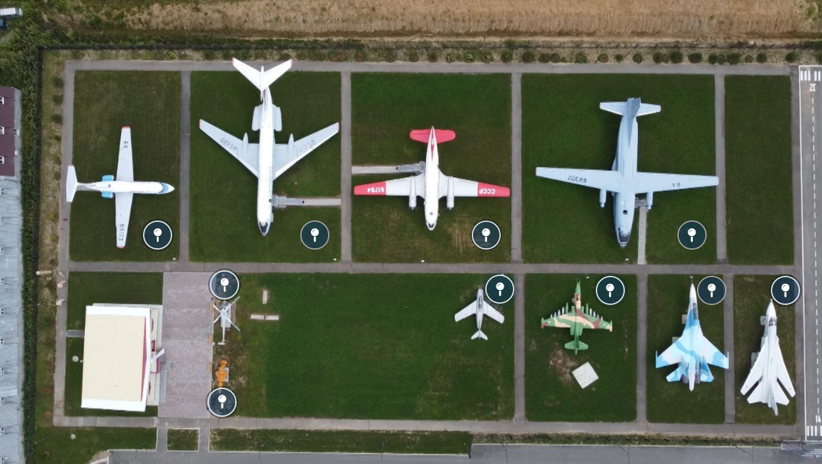 Схема музея. Фото с сайта музея.