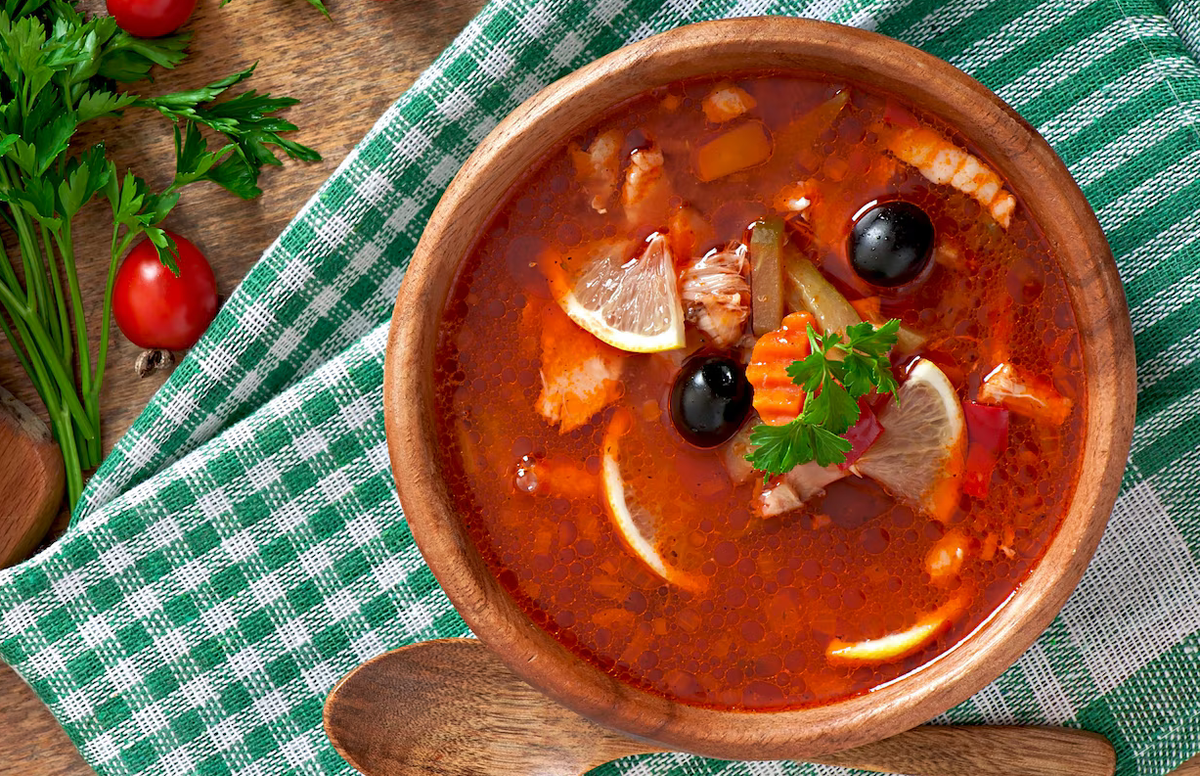 Мясная солянка