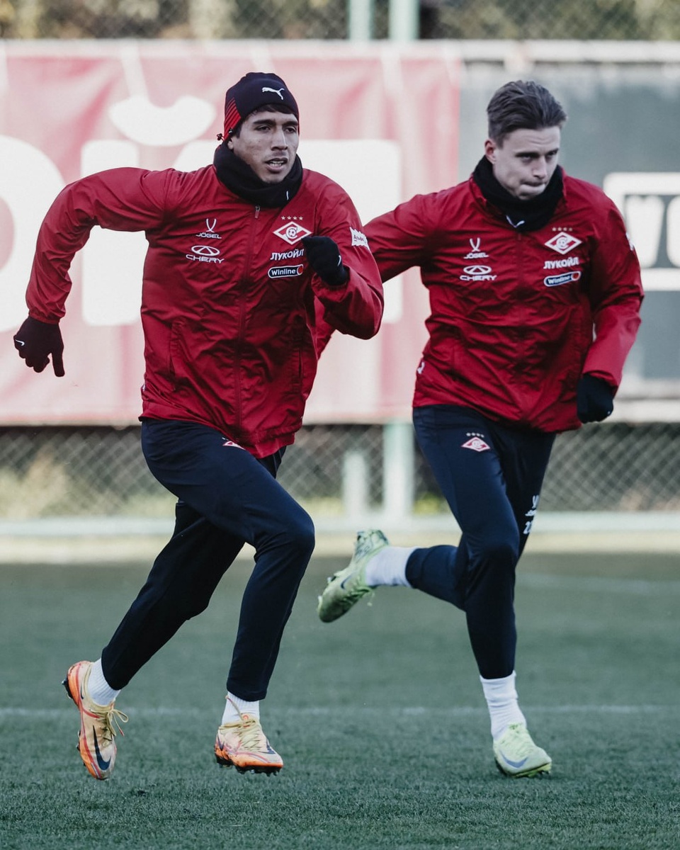 ФК "Спартак" (Москва) готовится к сезону. Фото: телеграм-канал ФК "Спартак" (Москва).