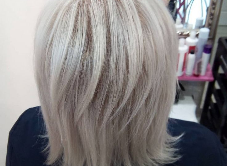 Как сделать такую стрижку "Каскад" для негустых волос по схеме