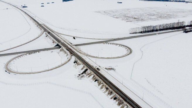    Марат Хуснуллин проверил участок трассы М-12 «Восток» от Татарстана до Урала