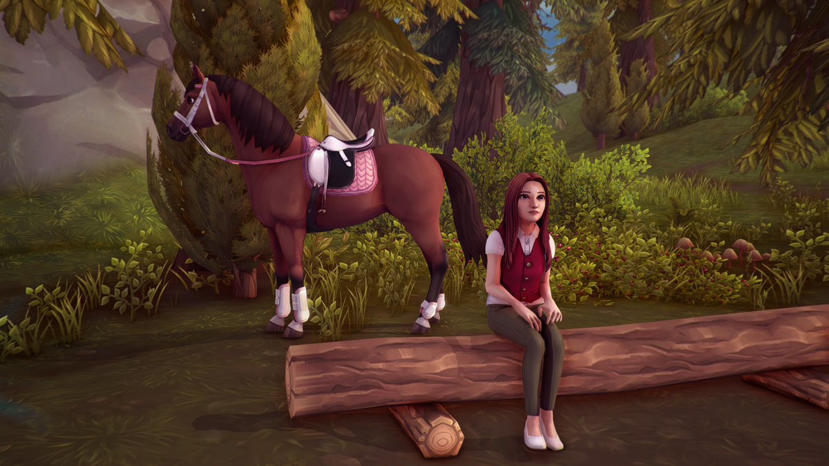 Мой скриншот: лагерь недалеко от Фиргроув