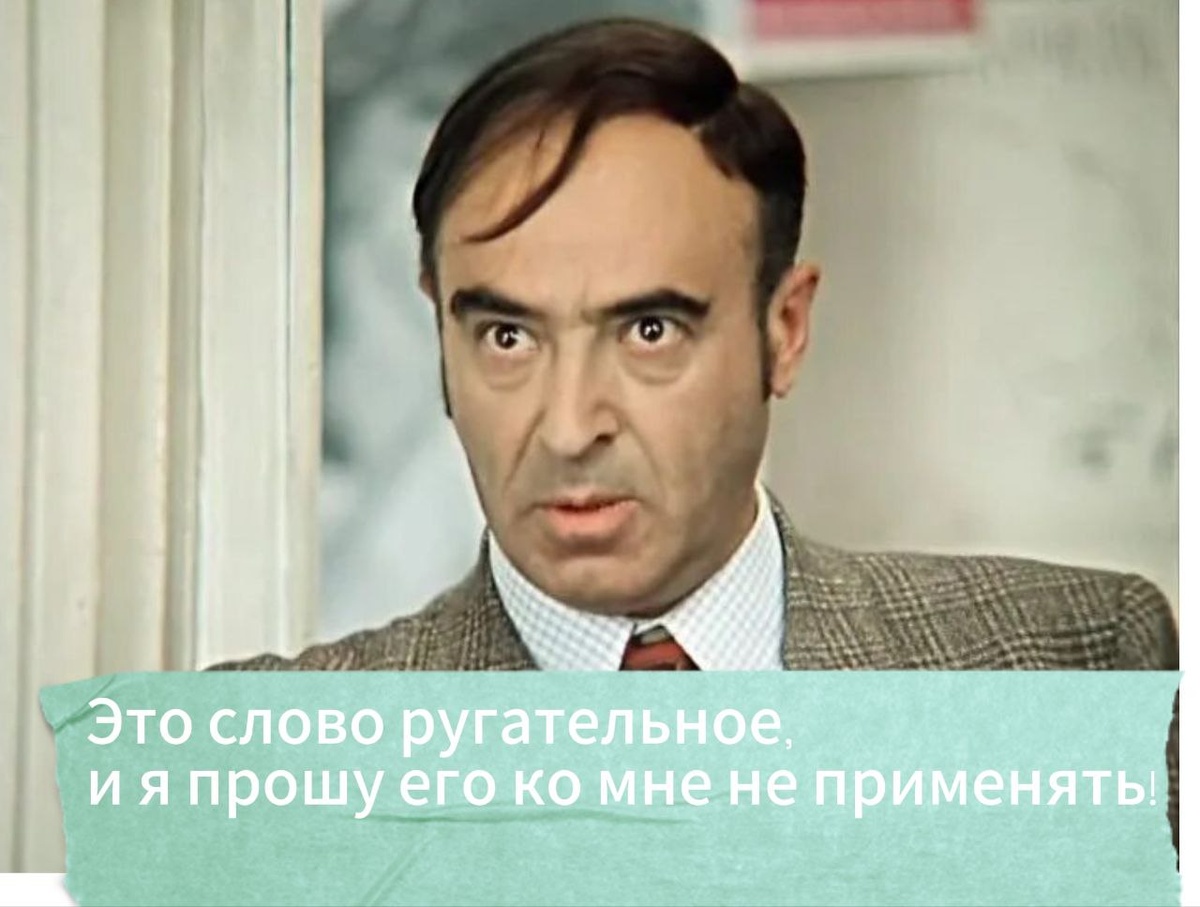 Это слово РУГАТЕЛЬНОЕ, и я прошу его ко мне не применять!