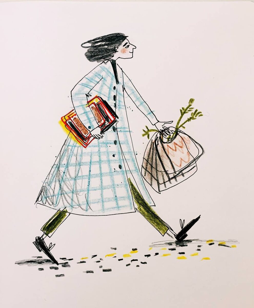 Рисунок Залины Кишовой @zalinok_illustration