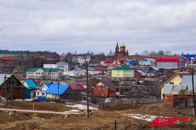    Преступление произошло в Октябрьском — центре одноимённого округа. Фото:  АиФ/ Иван Колобов