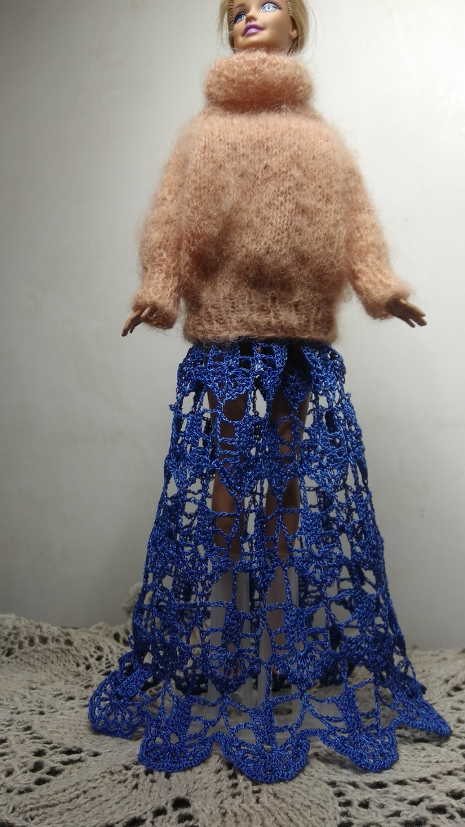 Юбка без подкладки выглядит так.