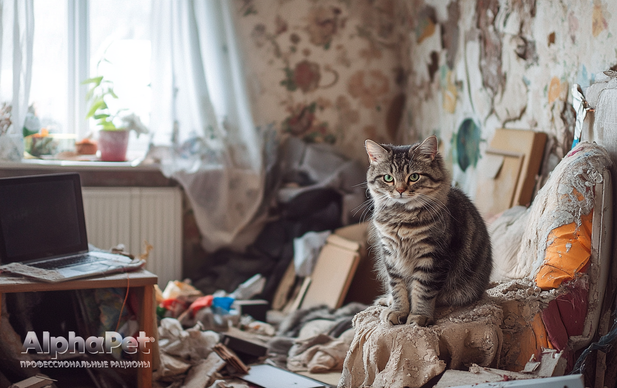 Царапание и физическая активность / Изображение: AlphaPet